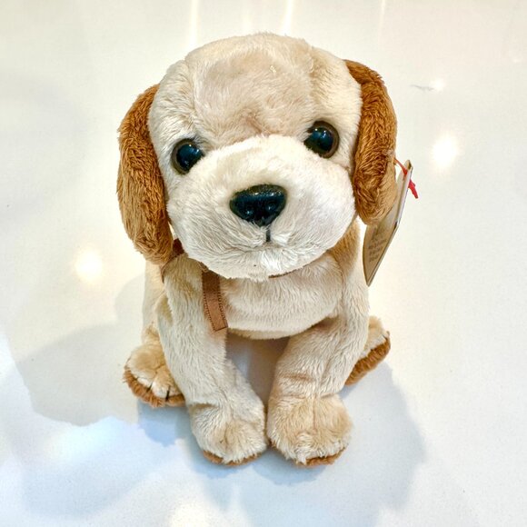 2003 2004 Vintage Ty Beanie Baby 'Badges' the Dog - Picture 1 of 5